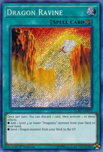 Dragon Ravine - LCKC-EN072 Secret Rare 1st Edition