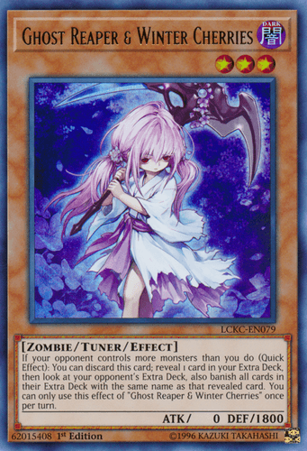 Ghost Reaper & Winter Cherries - LCKC-EN079 Ultra Rare 1st Edition