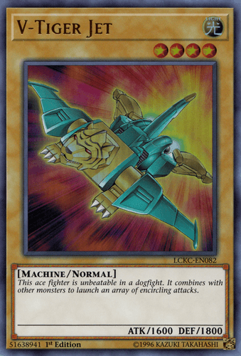 V-Tiger Jet - LCKC-EN082 Ultra Rare 1st Edition
