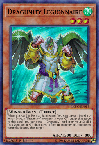 Dragunity Legionnaire - LCKC-EN085 Ultra Rare Unlimited