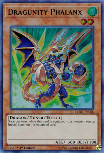 Dragunity Phalanx - LCKC-EN086 Ultra Rare 1st Edition