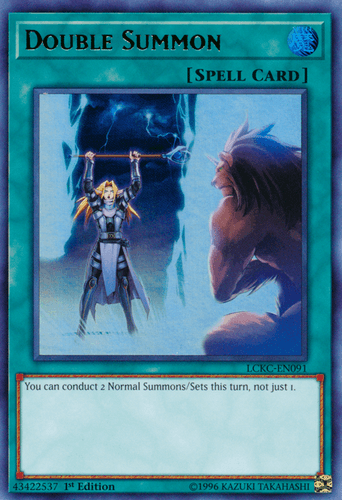 Double Summon - LCKC-EN091 Ultra Rare 1st Edition
