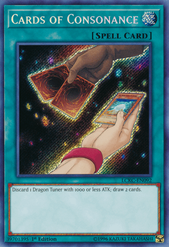Cards of Consonance - LCKC-EN092 Secret Rare 1st Edition