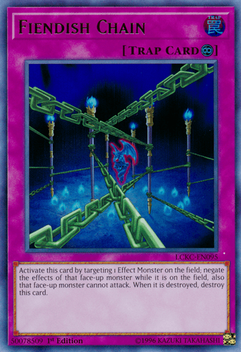 Fiendish Chain - LCKC-EN095 Ultra Rare Unlimited