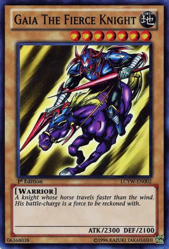 Gaia The Fierce Knight - LCYW-EN002 Super Rare Unlimited