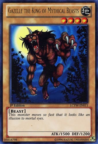 Gazelle the King of Mythical Beasts - LCYW-EN011 Ultra Rare 1st Edition