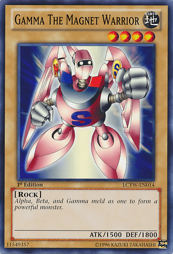 Gamma the Magnet Warrior - LCYW-EN014 Common 1st Edition