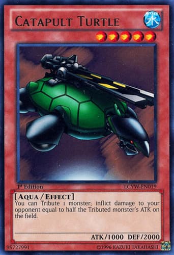 Catapult Turtle - LCYW-EN019 Rare 1st Edition