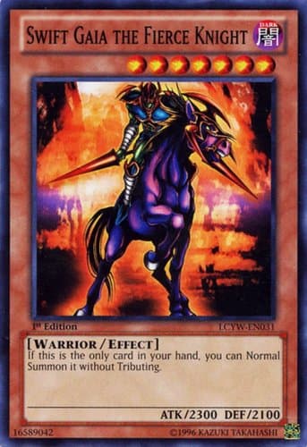 Swift Gaia the Fierce Knight - LCYW-EN031 Common 1st Edition