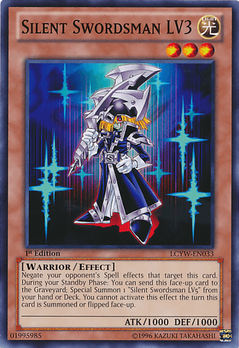 Silent Swordsman LV3 - LCYW-EN033 Common 1st Edition