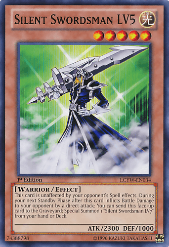 Silent Swordsman LV5 - LCYW-EN034 Common 1st Edition
