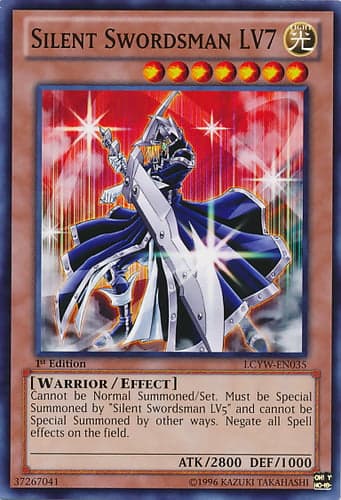 Silent Swordsman LV7 - LCYW-EN035 Common 1st Edition