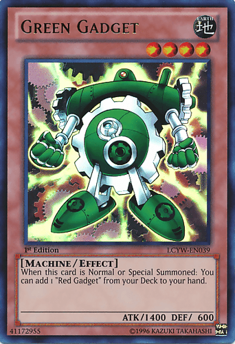 Green Gadget - LCYW-EN039 Ultra Rare 1st Edition