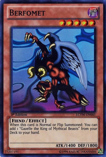 Berfomet - LCYW-EN045 Super Rare 1st Edition