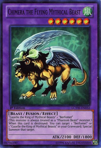 Chimera the Flying Mythical Beast - LCYW-EN052 Super Rare 1st Edition