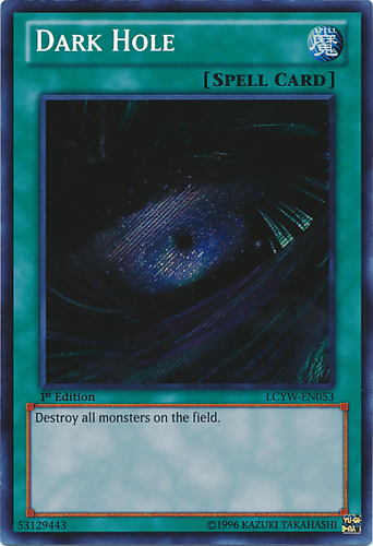 Dark Hole - LCYW-EN053 Secret Rare 1st Edition
