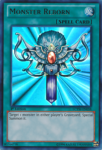Monster Reborn - LCYW-EN058 Ultra Rare 1st Edition