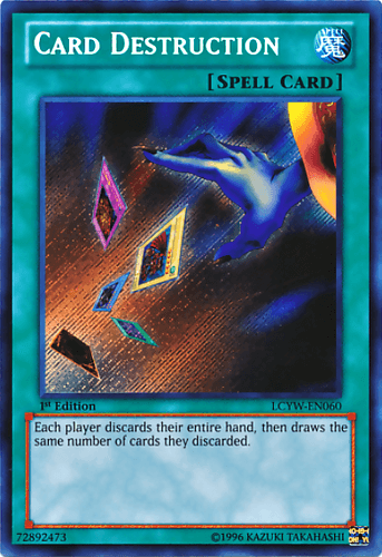 Card Destruction - LCYW-EN060 Secret Rare 1st Edition