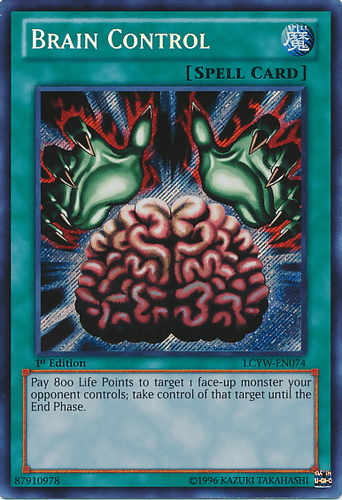 Brain Control - LCYW-EN074 Secret Rare 1st Edition