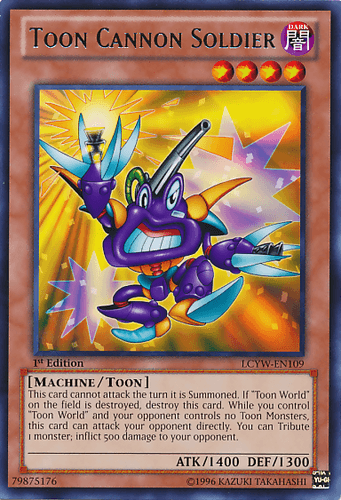 Toon Cannon Soldier - LCYW-EN109 Rare Unlimited