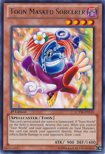 Toon Masked Sorcerer - LCYW-EN110 Rare Unlimited