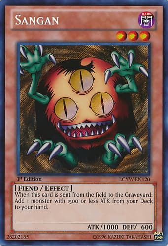 Sangan - LCYW-EN120 Secret Rare 1st Edition