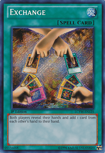Exchange - LCYW-EN125 Secret Rare 1st Edition