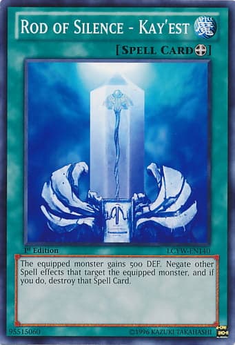 Rod of Silence - Kay'est - LCYW-EN140 Common 1st Edition