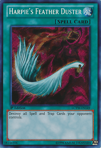 Harpie's Feather Duster - LCYW-EN149 Secret Rare 1st Edition