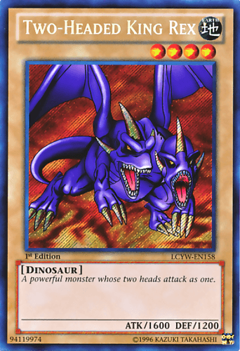 Two-Headed King Rex - LCYW-EN158 Secret Rare Unlimited