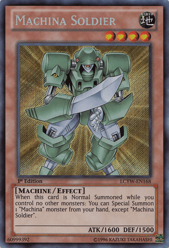 Machina Soldier - LCYW-EN168 Secret Rare Unlimited