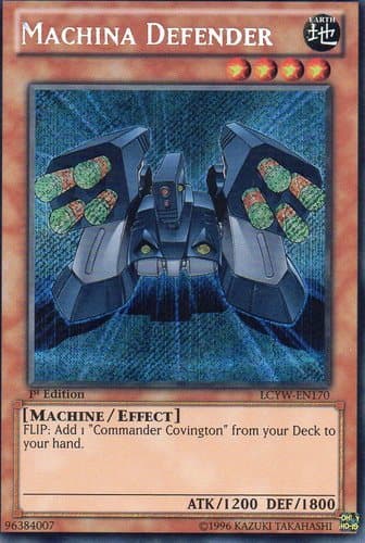 Machina Defender - LCYW-EN170 Secret Rare 1st Edition