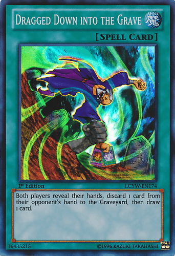 Dragged Down into the Grave - LCYW-EN174 Super Rare 1st Edition