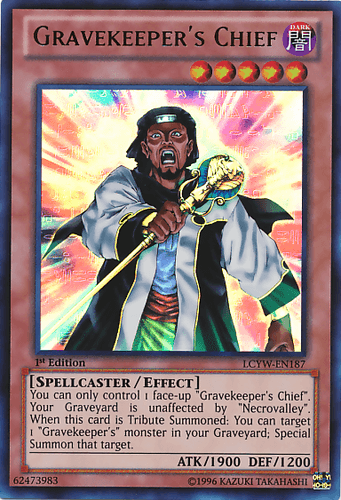 Gravekeeper's Chief - LCYW-EN187 Ultra Rare 1st Edition