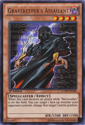 Gravekeeper's Assailant - LCYW-EN189 Ultra Rare 1st Edition