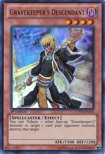 Gravekeeper's Descendant - LCYW-EN192 Ultra Rare Unlimited