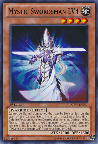 Mystic Swordsman LV4 - LCYW-EN201 Common 1st Edition