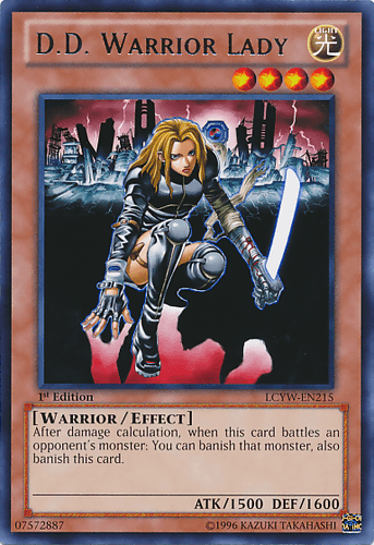D.D. Warrior Lady - LCYW-EN215 Rare Unlimited