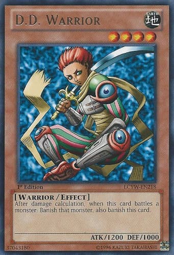 D.D. Warrior - LCYW-EN218 Rare 1st Edition