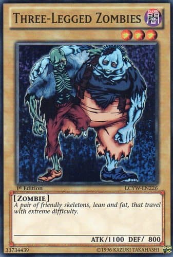 Three-Legged Zombies - LCYW-EN226 Super Rare Unlimited