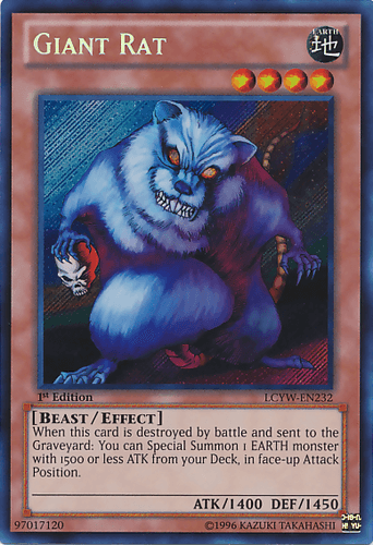 Giant Rat - LCYW-EN232 Secret Rare 1st Edition
