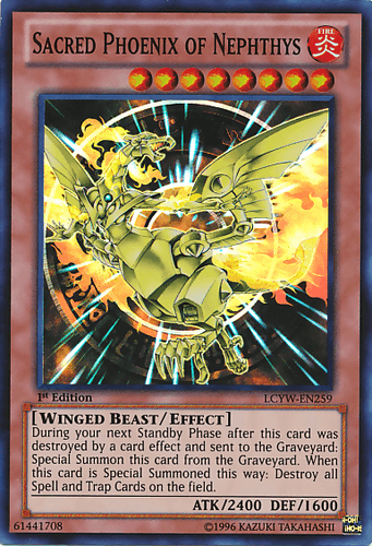 Sacred Phoenix of Nephthys - LCYW-EN259 Super Rare Unlimited