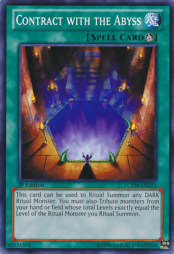 Contract with the Abyss - LCYW-EN273 Common 1st Edition