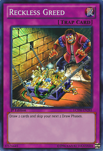 Reckless Greed - LCYW-EN285 Super Rare Unlimited