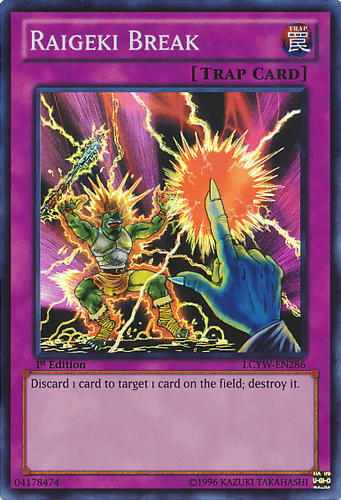 Raigeki Break - LCYW-EN286 Super Rare 1st Edition