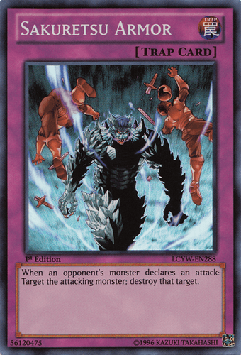 Sakuretsu Armor - LCYW-EN288 Super Rare 1st Edition