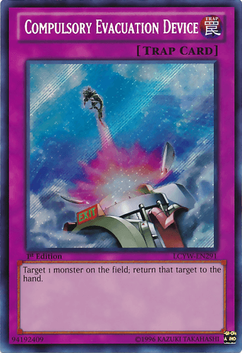 Compulsory Evacuation Device - LCYW-EN291 Secret Rare Unlimited
