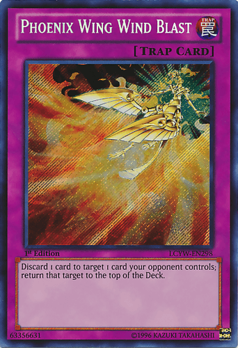 Phoenix Wing Wind Blast - LCYW-EN298 Secret Rare Unlimited