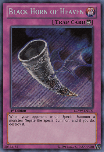 Black Horn of Heaven - LCYW-EN300 Secret Rare 1st Edition