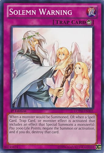 Solemn Warning - LCYW-EN301 Common 1st Edition